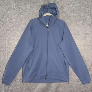 Houdini‎ Daybreak Jacket Mens XL Blue Ripstop Wind Water Resistant Zip Pockets